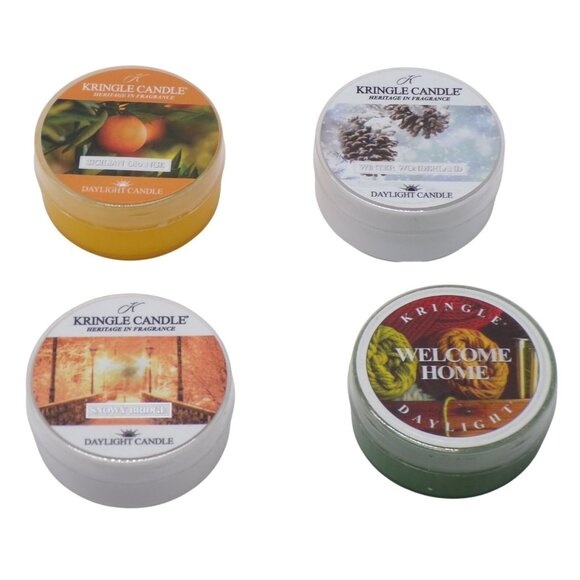 Kringle Candle Company Assortment of Daylight Candles Lot of Four (4) Scents - Picture 1 of 7